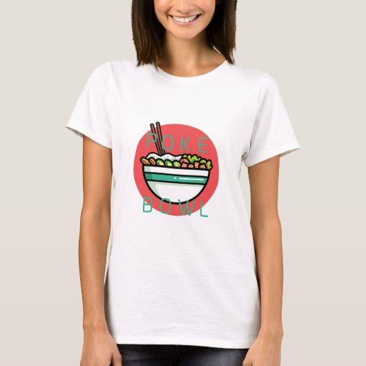T-shirt Poke Bowl (Devant)