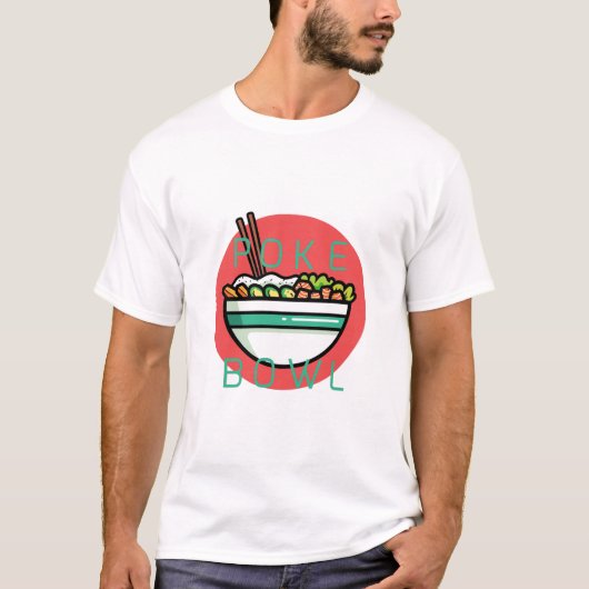 T-shirt Poke Bowl (Devant)