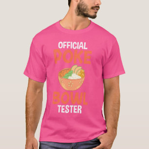 T-shirt Poke Bowl Hawaiian Food Fish Recette
