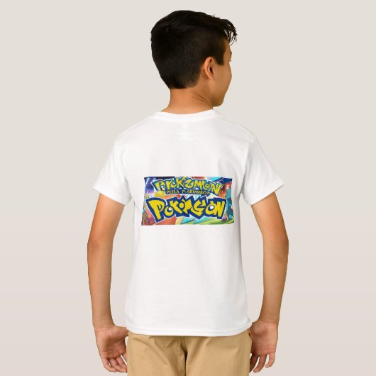 T-shirt Pokémon soleil et lune (Dos entier)