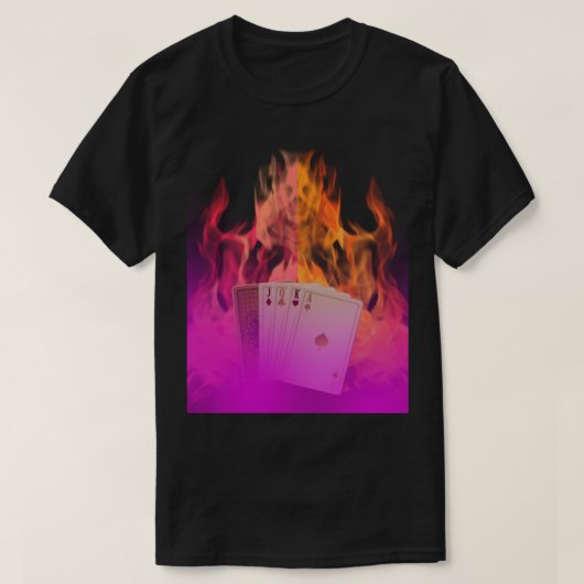 T-shirt poker (Design devant)