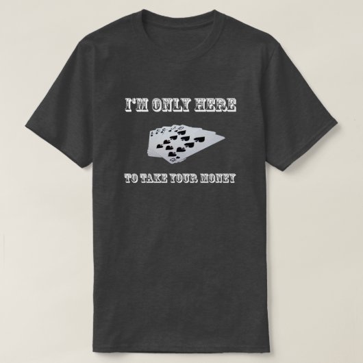 T-shirt poker (Design devant)
