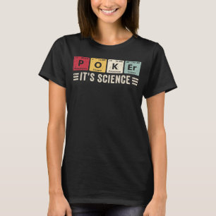 T-shirt Poker C'est Science Casino Chips Poker Carte de je