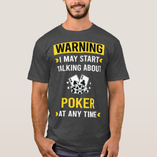 T-shirt Poker d'avertissement