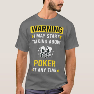 T-shirt Poker d'avertissement