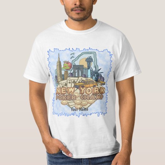 T-shirt Poker de New York (Devant)