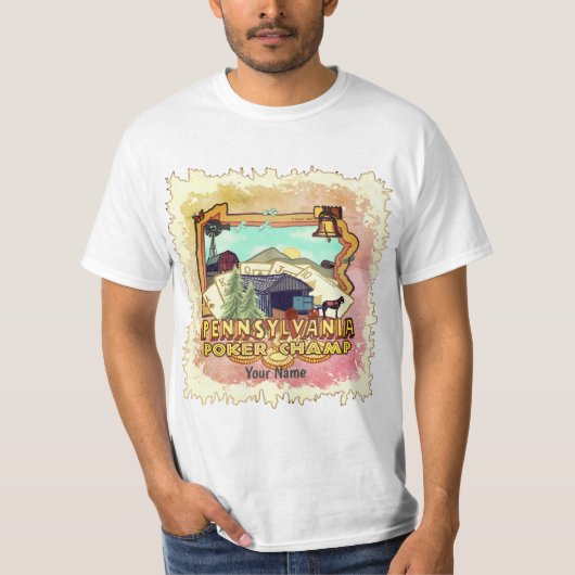 T-shirt Poker de Pennsylvanie (Devant)