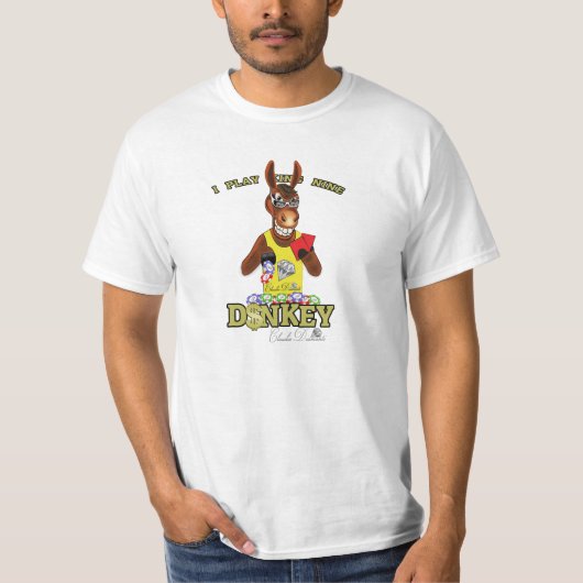 T-shirt Poker donkey (Devant)