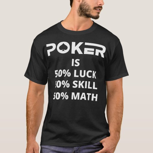 T-shirt Poker Drôle (Devant)