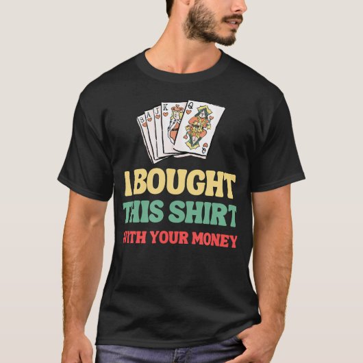 T-shirt Poker Drôle (Devant)