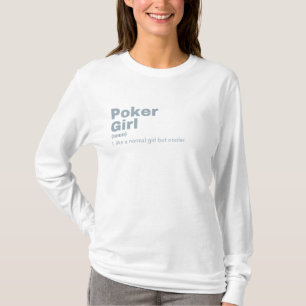 T-shirt Poker Girl - Poker