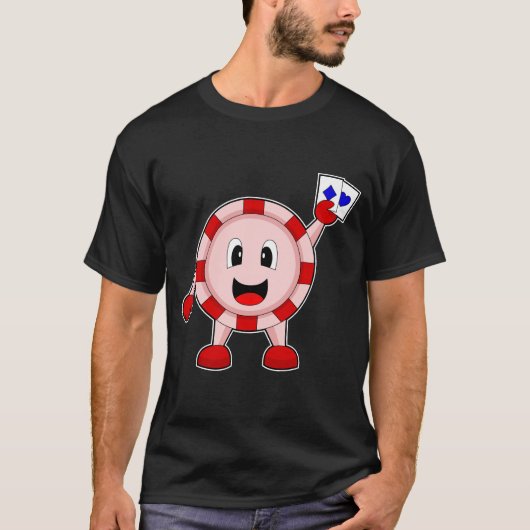 T-shirt Poker jetons Poker Poker jeu carte (Devant)