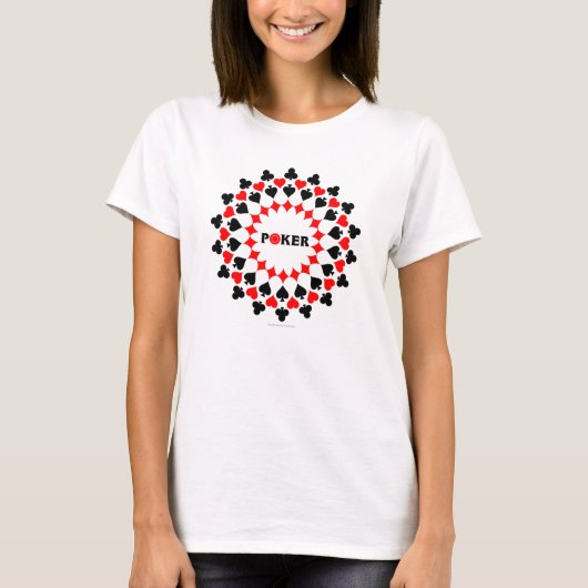 T-shirt Poker Mandala (Devant)