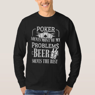 T-shirt Poker Poker Carte Joueur Joueur Poker Voiture