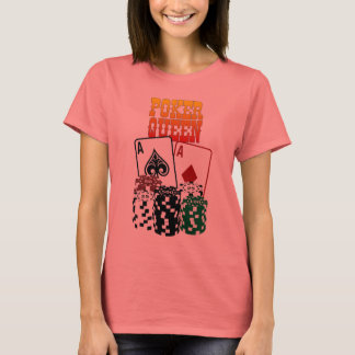 T-shirt Poker Queen - Deux As et Chips