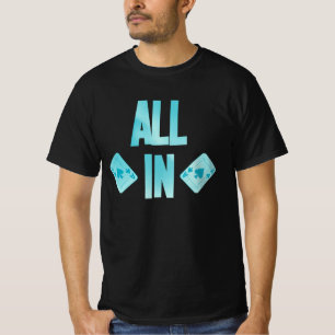 T-shirt Poker TOUT À Karten Pik Texas Holdem