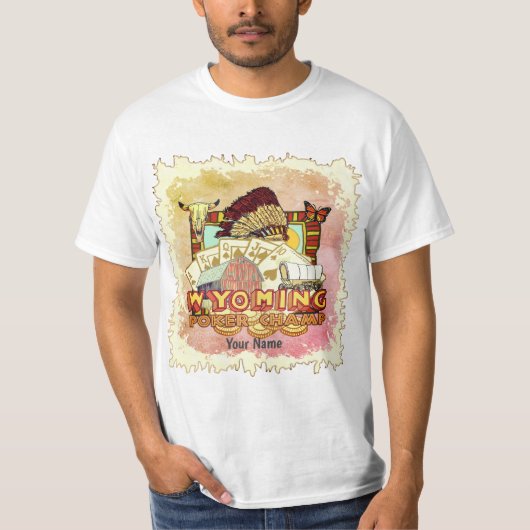 T-shirt Poker Wyoming (Devant)