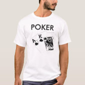 T-shirt pokercard, POKER (Devant)