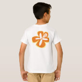 T-shirt Pokii Hawaii Floral Aloha Design (Dos entier)