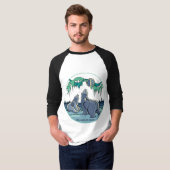 T-shirt Polar Bear Art Jersey Homme's Polar Bear Chemise (Devant entier)