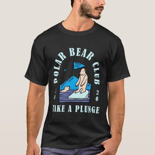 T-shirt Polar Bear Club Prenez Un Plunge 2020 Funny Holida (Devant)
