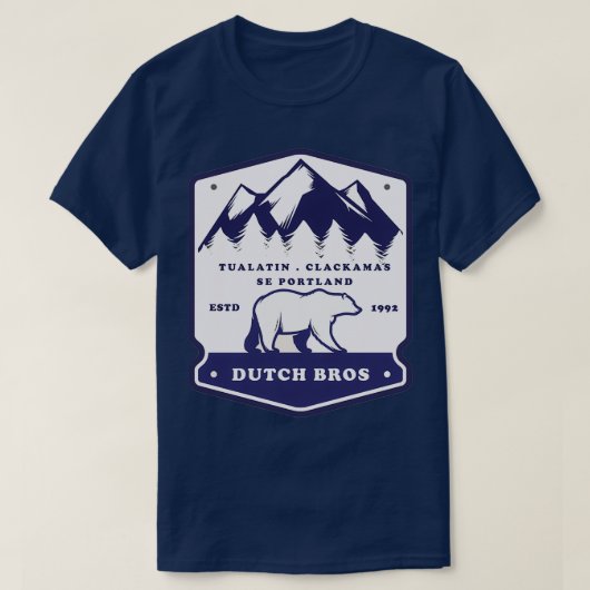 T-shirt Polar Bear Dutch Bros (Design devant)
