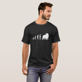 T-shirt Polar Bear Evolution Polar Bear Zookeeper Animal (Devant entier)