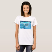 T-shirt Polar Bear & Penguin Avocat de la faune Art Shirt (Devant entier)