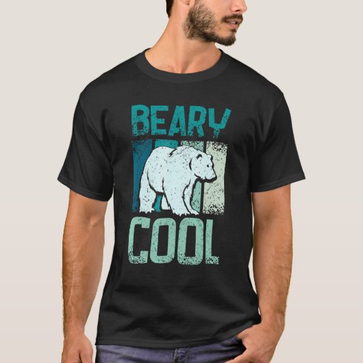 T-shirt Polar bears beary cool (Devant)