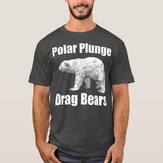 T-shirt Polar Plunge Hiver Nouvel An Équipe de l'événement (Devant)