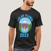 T-shirt Polar Plunge Ice Jump Funny Polar Bear Winter Swim (Devant)
