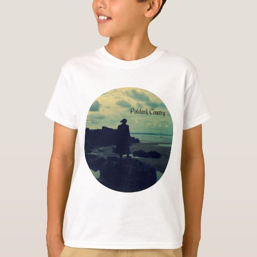 T-shirt Poldark Pays Photo Cornwall Angleterre (Devant)
