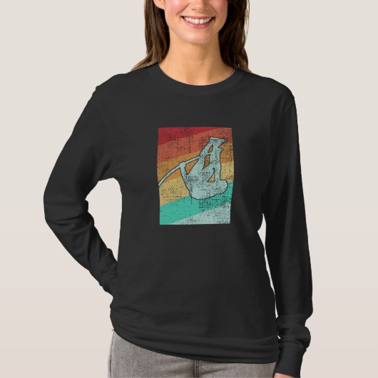 T-shirt Pôle de voûte Vintage Rétro (Devant)