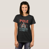 T-shirt Pole Escalade Pro Lineman Electricien Lin électriq (Devant entier)