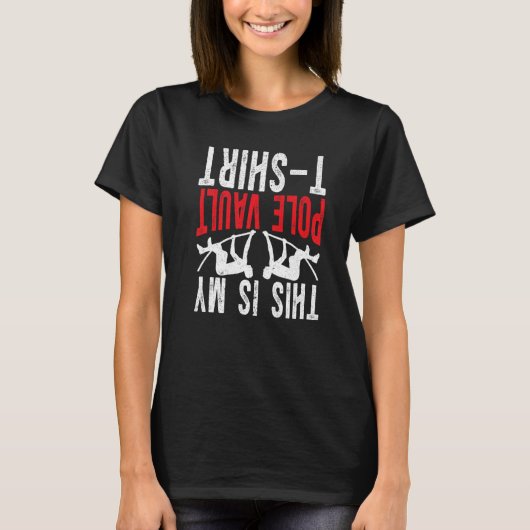 T-shirt Pole Jumping Pole Vaulter C'Est Mon Pole Vault (Devant)