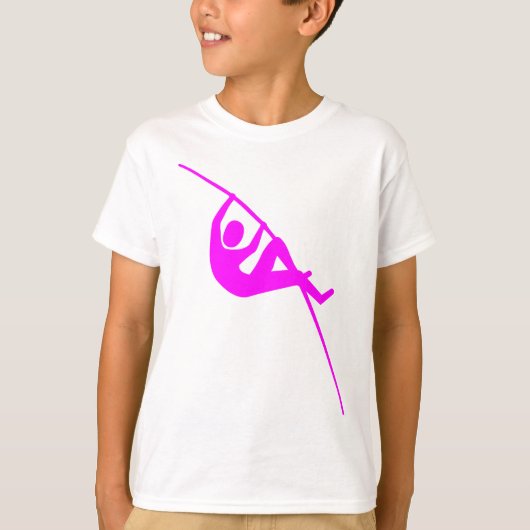T-shirt Pôle - Magenta (Devant)