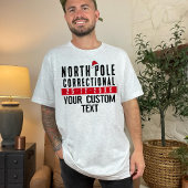T-shirt Pôle Nord Correction Correspondant Famille Noël