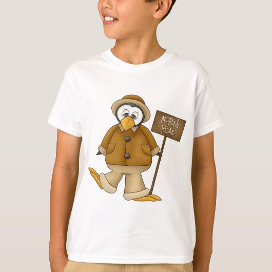 T-shirt Pôle Nord Penguin (Devant)