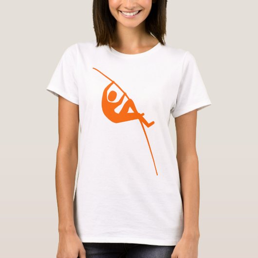 T-shirt Pôle - Orange (Devant)