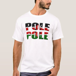 T-shirt Pole pole avec le drapeau kenyan
