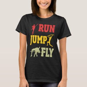 T-shirt Pole Vault Athletic Pole Vaulter Sports Pole Vaul
