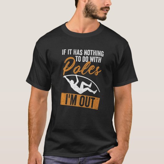 T-shirt Pole Vault Dire Pour Pole Jumper (Devant)