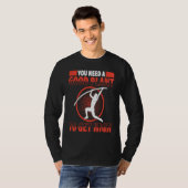 T-shirt Pole Vault For Athletics Bar High Jumper Track And (Devant entier)