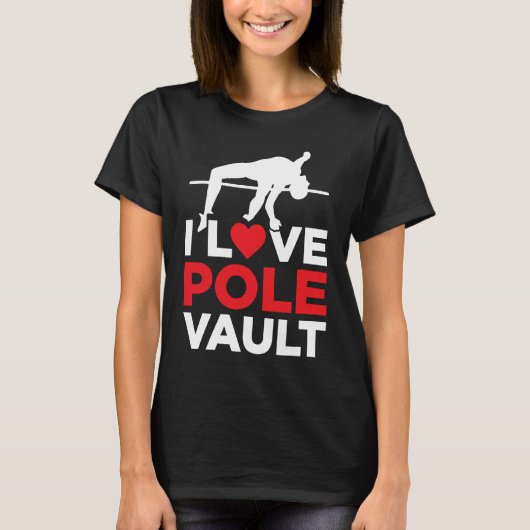 T-shirt Pole Vault For Athletics Bar High Jumper Track And (Devant)