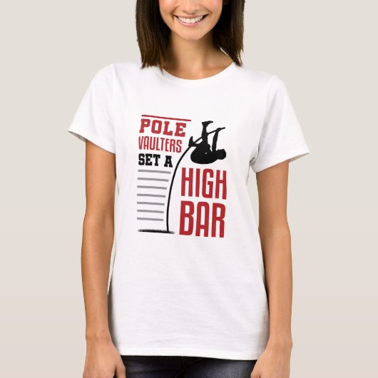 T-shirt Pole Vault Funny Polonais Les voûtes établissent u (Devant)