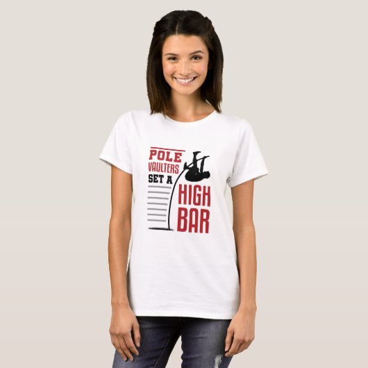 T-shirt Pole Vault Funny Polonais Les voûtes établissent u (Devant entier)