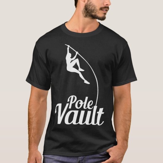 T-shirt Pole Vault High Jump Bar Jump Athlet Bar Jumper (Devant)