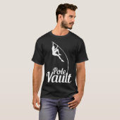 T-shirt Pole Vault High Jump Bar Jump Athlet Bar Jumper (Devant entier)