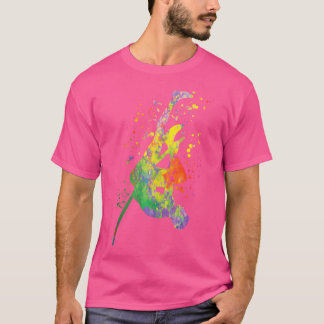 T-shirt Pole Vaulter Colorsplash Pose Jump Athlete Kids Po