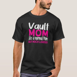 T-shirt Pole Vaulter Vault Maman comme une maman normale P